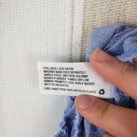 A New Day Linen Blend Paper Bag‎ Shorts Size Extra Small - Picture 10 of 11